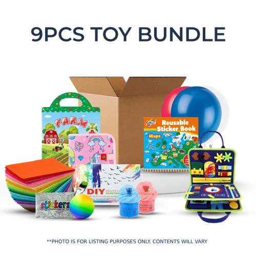 9pcs Toy Bundle for Kids - Kid's Birthday Gift Bundle - **CONTENTS MAY VARY**