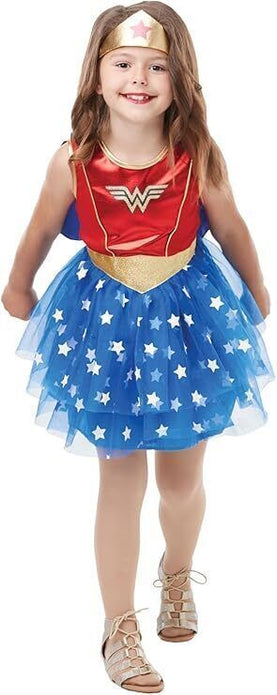 Wonder Woman Girls Fancy Dress - Medium (5-6 yrs)