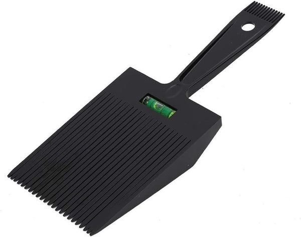 Flat Double Top Comb Barber Flat Top Styling    Black