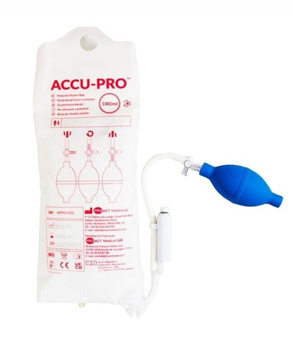 Accu-PRO Pressure Infusion Bag, 1000ml (Box of 10)