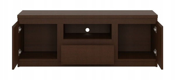 Pello Wooden TV Stand Cabinet with Drawer & Storage, 2D-1S, Type 51 W - Brown