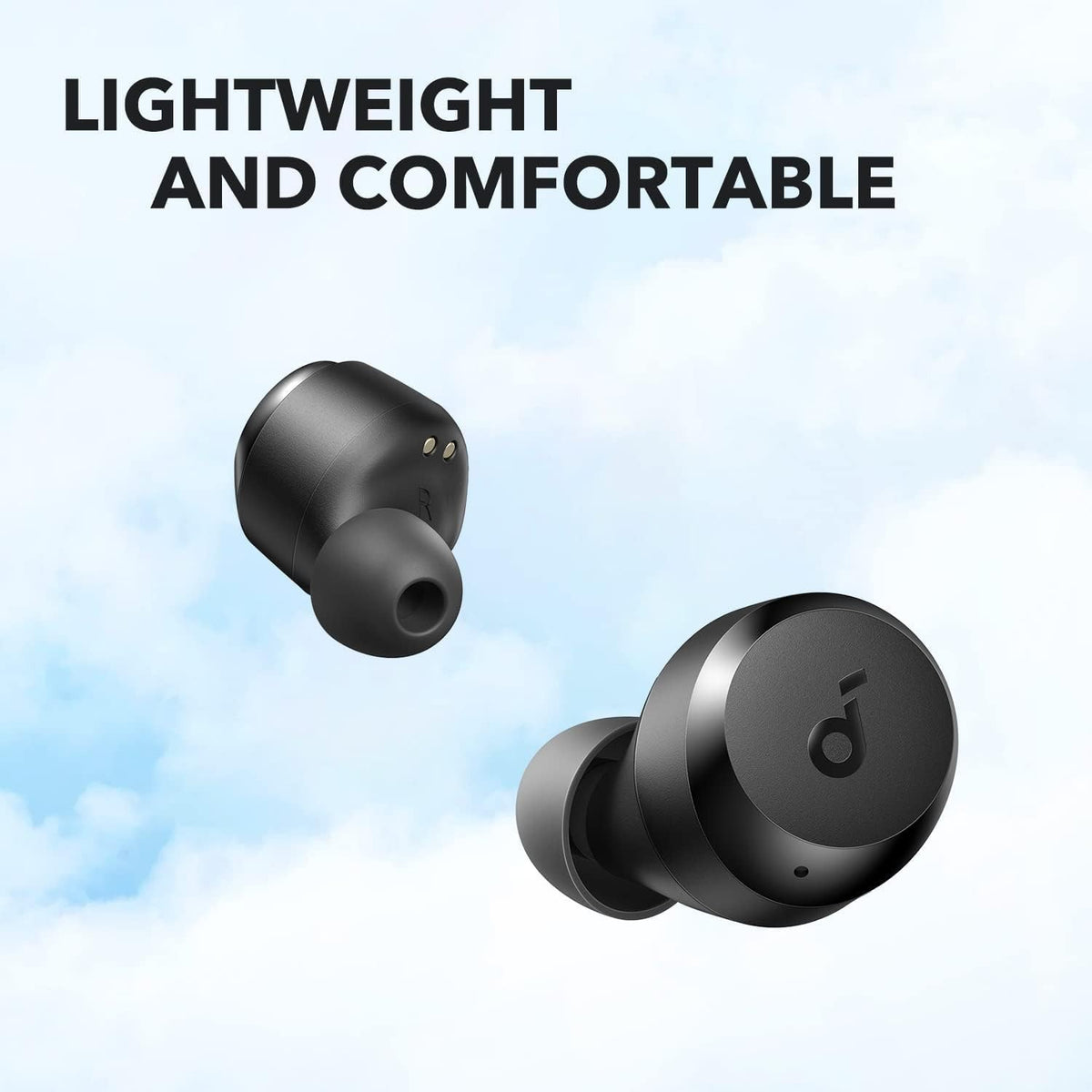 Soundcore by Anker A20i True Wireless Earbuds Bluetooth 5.3 App Black