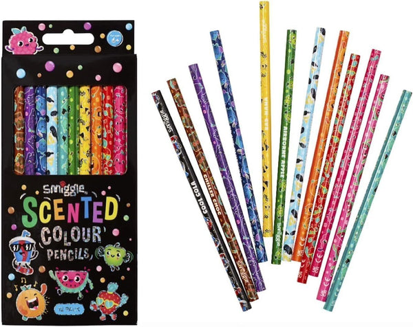 Smiggle Scented Colouring Pencils 12 Pack