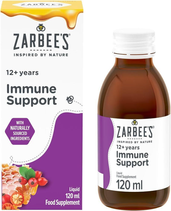 Zarbee's Age 12 Immune Support 120ml Honey Rosehip Vit C&D