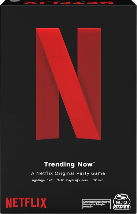 Netflix Trending Now Card Game Party Family Board Game Ages 14+