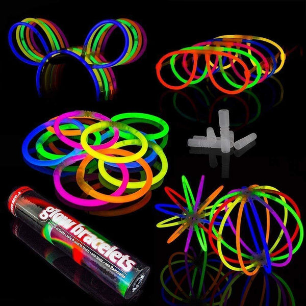 Huge Glow Stick Party Pack - 220 pcs, Glowhouse UK, Necklaces, Bracelets, Balls