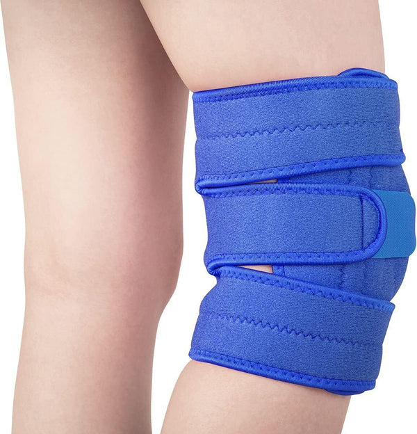 AVIDDA Knee Support Brace, Side Stabilizers, Blue Large