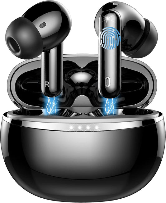 Wireless Earbuds, Bluetooth 5.3 Headphones in-Ear, HiFi Stereo Earphones