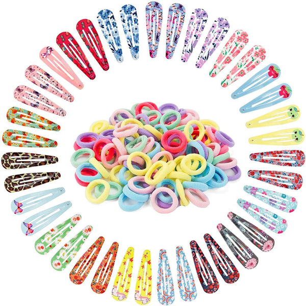 multicolour hair snap clips claws x100 New Girls Women's Hair Accessories