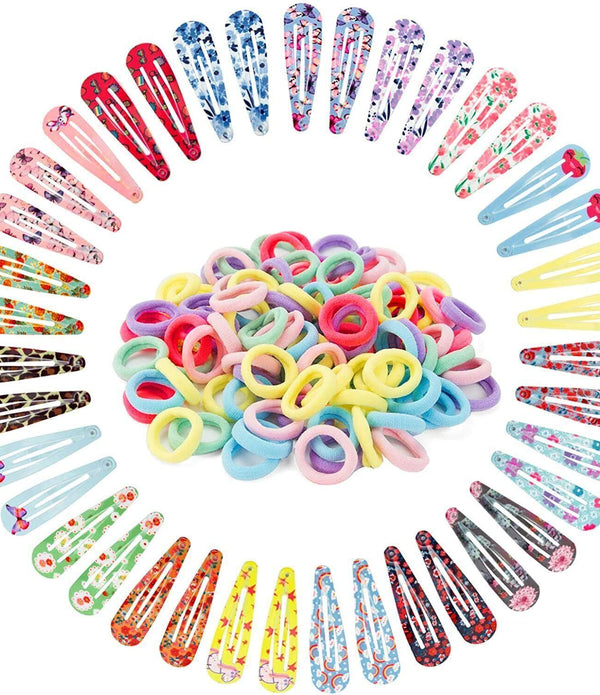 multicolour hair snap clips claws x100 New Girls Women's Hair Accessories