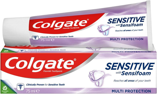 3 PACK Colgate Sensitive Foam Multi Protect 75ml x3