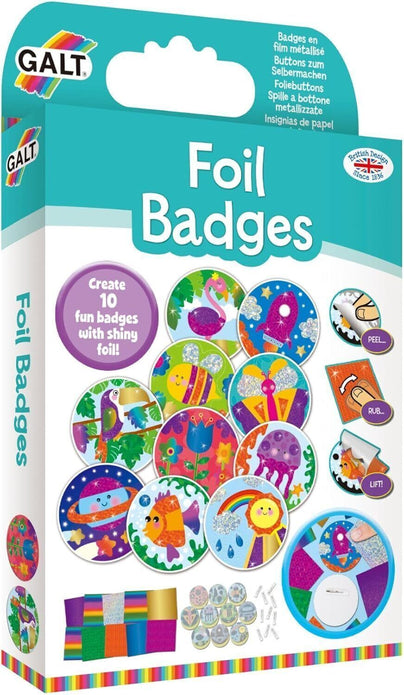 Galt Toys, Foil Badges - Creative Craft Kit for Kids, Children,  Ages 6 +