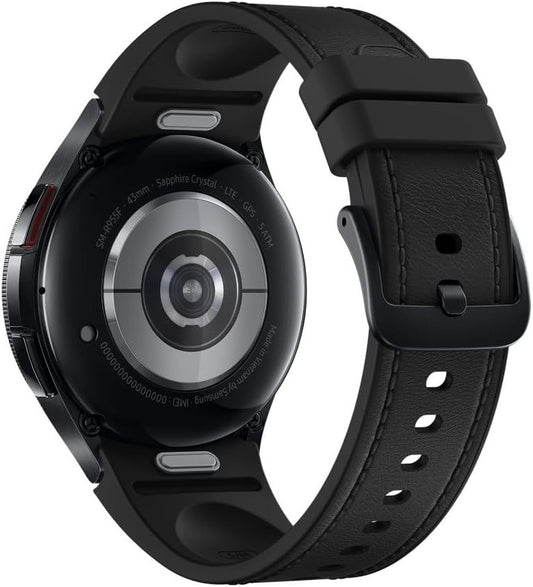 Samsung Galaxy Watch6 Classic (BT, 43mm) Black Aluminium Case + Black Strap