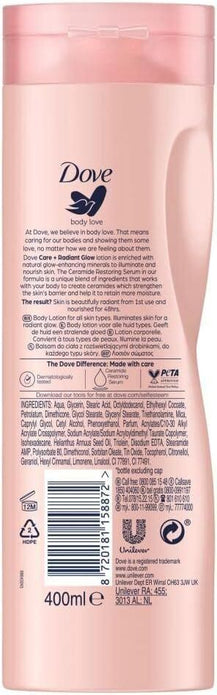 Dove Care Plus Radiant Glow Body Lotion 400Ml