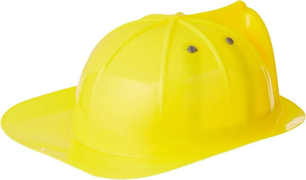 Yellow Fire Chief Helmet - Safety Gear for Cosplay & Firefighting