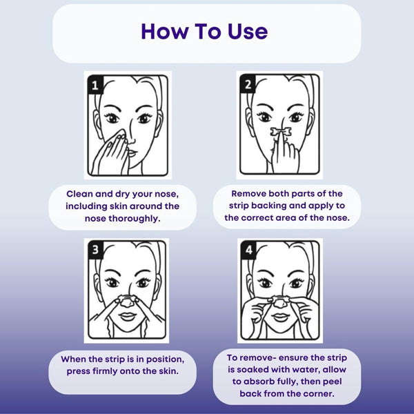 Nasal Strips x60 Medium Anti-Snore Nose Strip Aids for Men/Women Sleepeze