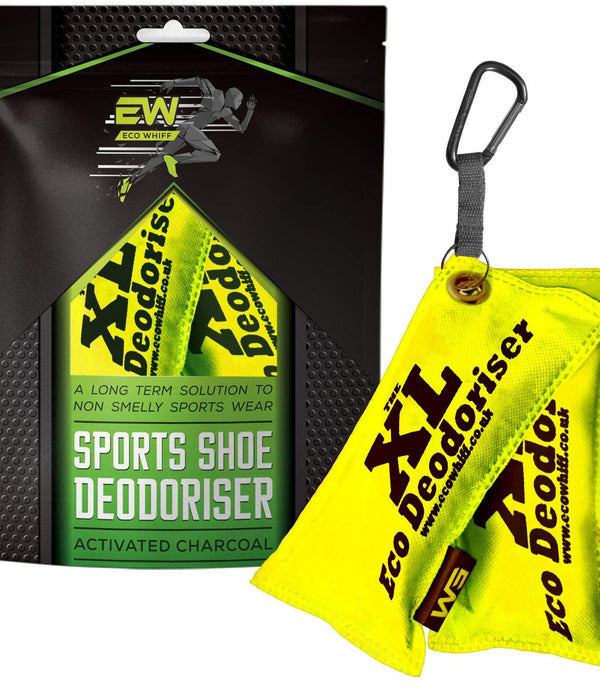Eco Whiff Reusable Sports Shoe Deodorizer & Odour Neutralizer, 75gx2 Pack Yellow
