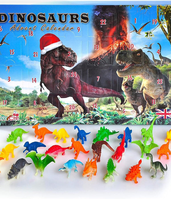 Advent Calendar Dinosaur Toys for Kids 24 Unique Style - a New Dinosaur Each Day