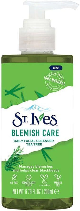 St. Ives Blemish Care Daily Facial Cleanser Tea Tree 200ml X 1
