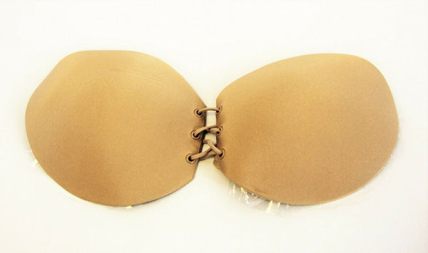 CtopoGo Adhesive Strapless Backless Regular Bra, Beige, Size C NEW