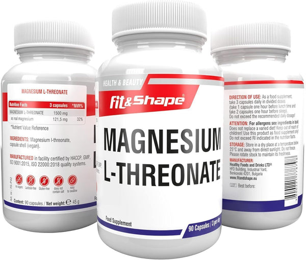 Tulip BioPharma Magnesium L-Threonate 1500mg Per Serving 90 CapsulesExp 0427
