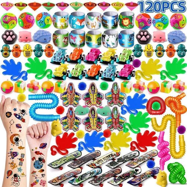 120PCS Assorted Party Bag Toys Children Kids Gift Favor Pinata Fillers Toys