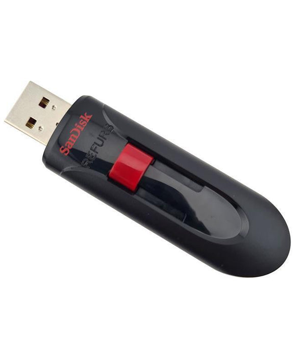 San Disk Cruzer Glide 16 GB USB Flash Drive USB 2.0 - Black