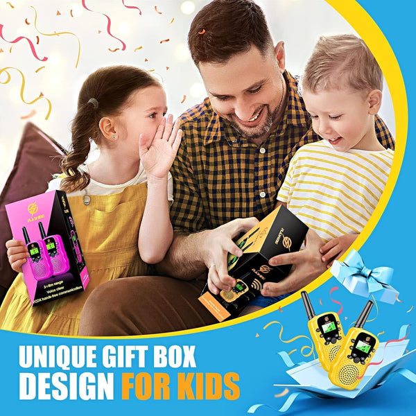 Qukir Walkie Talkies for Kids - Fun Outdoor Toy Gift for Ages 3-10