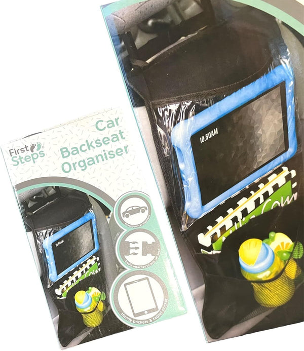 Car Backseat Organizer 2 Pack - Storage for Kids’ Toys, Travel Essentials