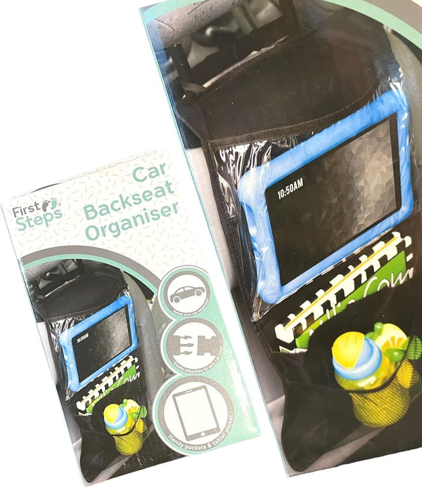 Car Backseat Organizer 2 Pack - Storage for Kids’ Toys, Travel Essentials