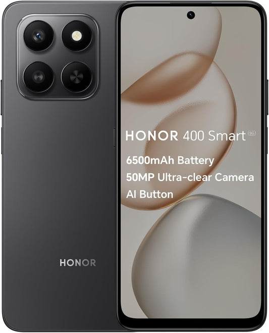 HONOR 400 Smart 5G 256GB Velvet Black Unlocked Smartphone Dual SIM Android