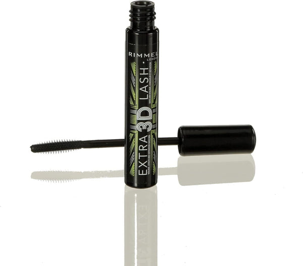 Rimmel Extra 3D Lash Volumising Mascara - 003 Extreme Black (Pack of 3)