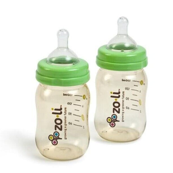 Zoli Baby 10 Oz Wide Mouth Bottle - 4 Pack - New - Open Box