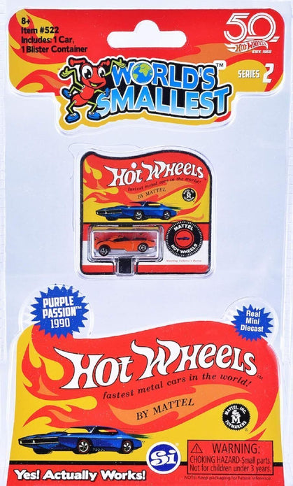 World's Smallest Hot Wheels Series 2 - Miniature Cars for Arts, Crafts & Sewing,