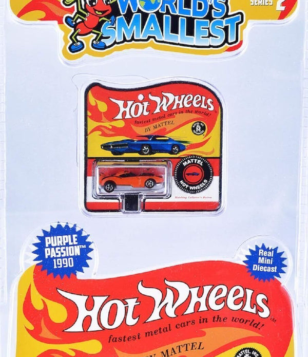 World's Smallest Hot Wheels Series 2 - Miniature Cars for Arts, Crafts & Sewing,