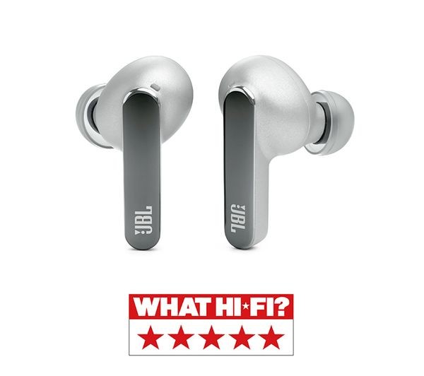 JBL Live Pro 2 TWS Wireless Bluetooth Noise-Cancelling Earbuds - Silver