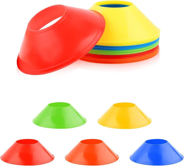 XIHIRCD 15x Mini Soccer/Agility Training Cones Flexible Marker Cones