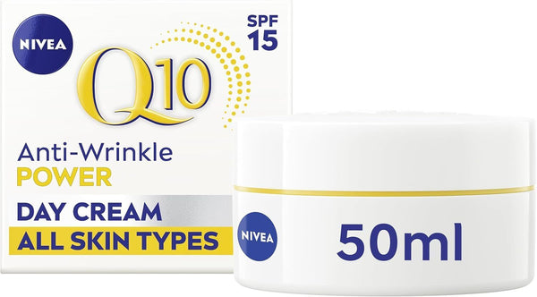 NIVEA Q10 Power Day Cream 50ml � Anti-Wrinkle & Firming SPF 15