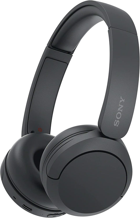 Sony WH-CH520 Bluetooth Wireless On-Ear Headphones With Mic/Remote, Black
