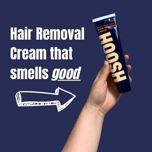 Hoosh Vegan Hair Removal Cream - Depilatory Cream for Men, 100ml