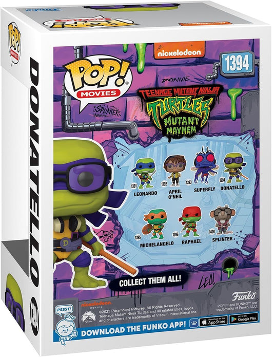 Funko POP! Movies Teen Age Mutant Ninja Turtles Donatello - **DAMAGED BOX**