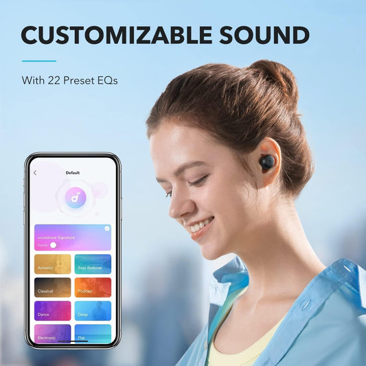soundcore by Anker A20i True Wireless Earbuds Bluetooth 5.3 App Control Black