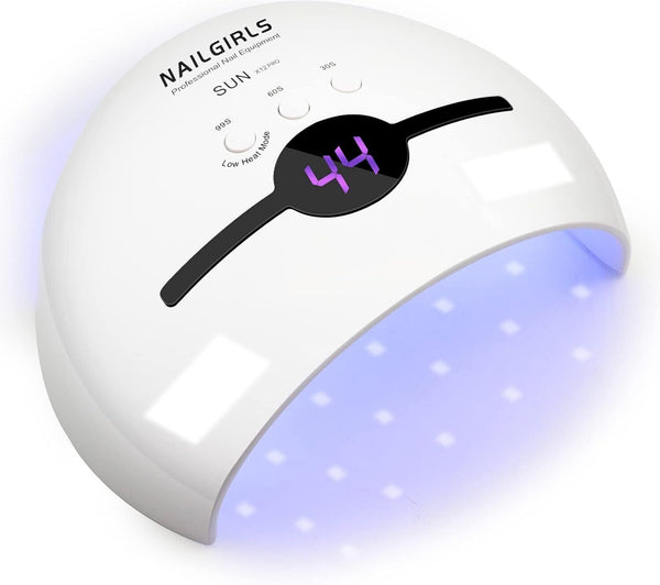 NAILGIRLS, Portable Gel UV LED Nail Lamp, 48W LED UV Nail Lamp for Gel Nails