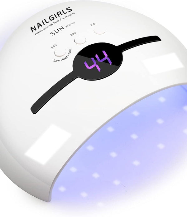 NAILGIRLS, Portable Gel UV LED Nail Lamp, 48W LED UV Nail Lamp for Gel Nails