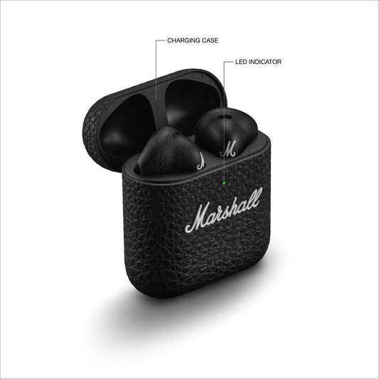 Marshall Minor IV Bluetooth Wireless Earphones, Ear buds - Black