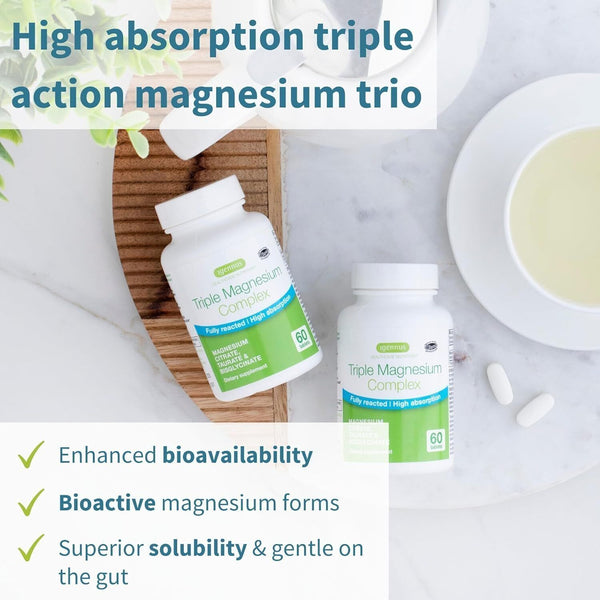 Igennus Triple Magnesium Complex  60 Tablets, BBE 08/26