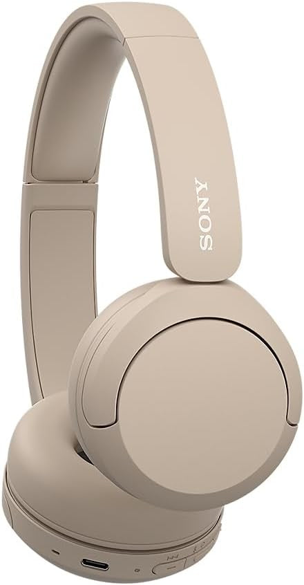 Sony WH-CH520C Wireless Bluetooth Headphones With Mic/Remote, - Beige
