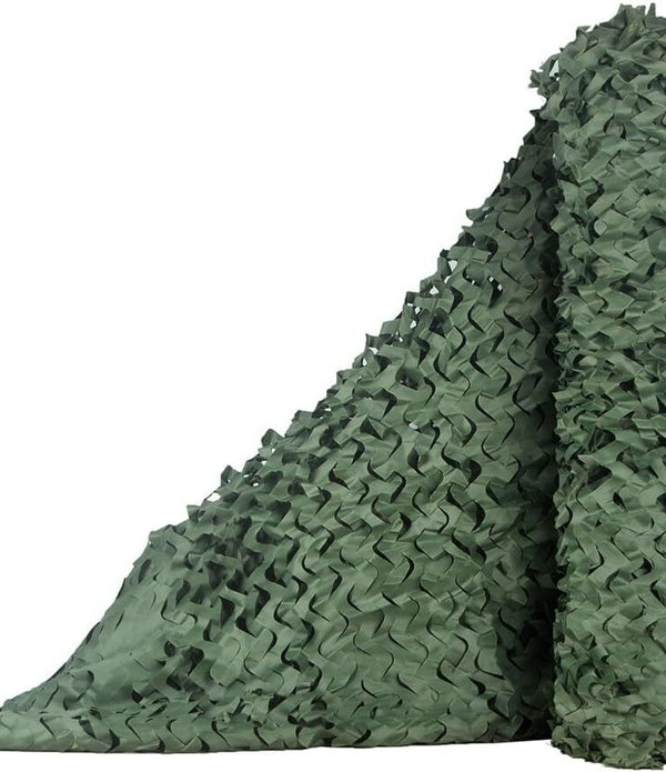 LOOGU Camouflage Net Sun Protection Camping Hunting Green 1.5x5M