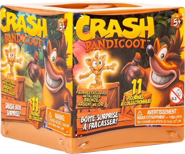 Crash Bandicoot Smash Box Surprise Figures  Assorted Collectible Toys