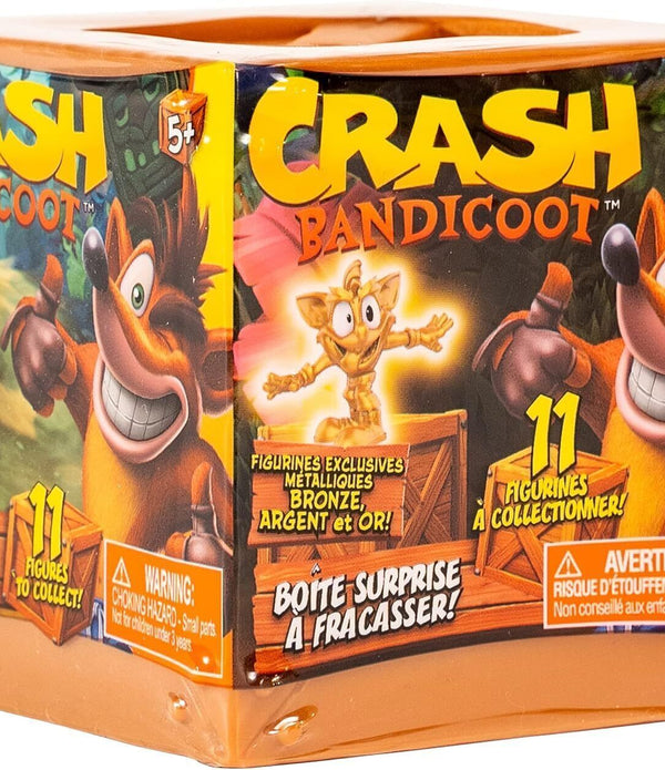 Crash Bandicoot Smash Box Surprise Figures  Assorted Collectible Toys